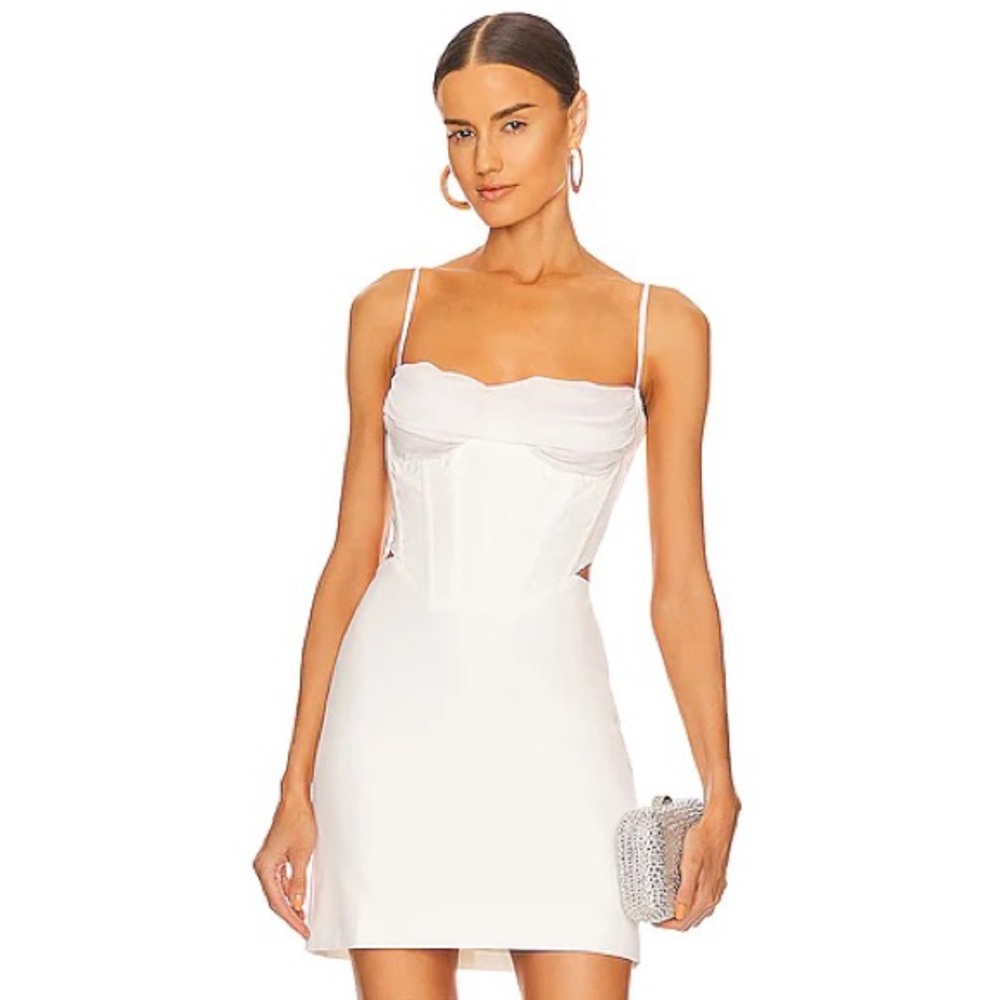 Martini Mini Dress in Orchid White